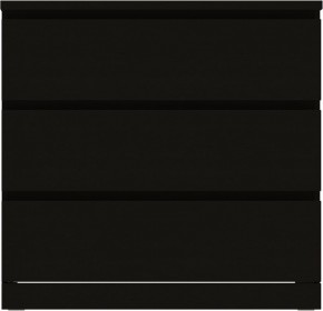 Комод Варма 3 с тремя выдвижными ящиками, цвет ясень черный в Шадринске - shadrinsk.mebel24.online | фото 2