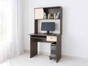 Компьютерный стол Грета-4 венге/дуб молочный в Шадринске - shadrinsk.mebel24.online | фото