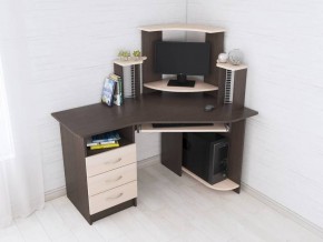 Компьютерный стол Грета-7 венге/дуб молочный в Шадринске - shadrinsk.mebel24.online | фото