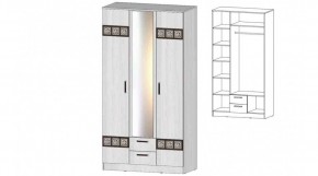 КОСТА-РИКА Шкаф 3-х створчатый (анкор светлый) в Шадринске - shadrinsk.mebel24.online | фото