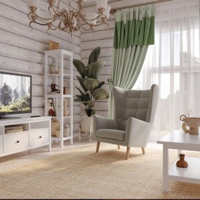 Кресло для отдыха Саари светло-серое, ткань рогожка в Шадринске - shadrinsk.mebel24.online | фото 4