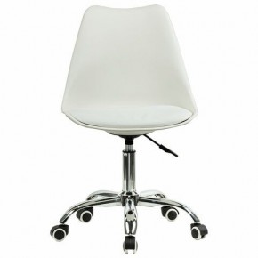 Кресло стул BRABIX "Eames MG-310 CH", хром, пластик белый, экокожа белая, 532923 в Шадринске - shadrinsk.mebel24.online | фото 1