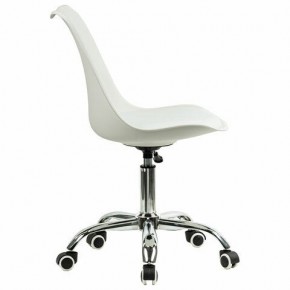 Кресло стул BRABIX "Eames MG-310 CH", хром, пластик белый, экокожа белая, 532923 в Шадринске - shadrinsk.mebel24.online | фото 3