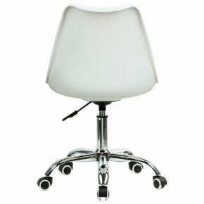 Кресло стул BRABIX "Eames MG-310 CH", хром, пластик белый, ткань серая, 532924 в Шадринске - shadrinsk.mebel24.online | фото 4