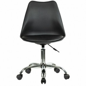 Кресло стул BRABIX "Eames MG-310 CH", хром, пластик черный, экокожа черная, 532925 в Шадринске - shadrinsk.mebel24.online | фото 1