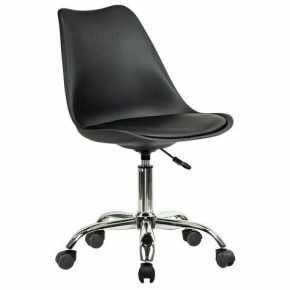 Кресло стул BRABIX "Eames MG-310 CH", хром, пластик черный, экокожа черная, 532925 в Шадринске - shadrinsk.mebel24.online | фото 2