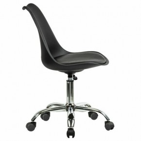 Кресло стул BRABIX "Eames MG-310 CH", хром, пластик черный, экокожа черная, 532925 в Шадринске - shadrinsk.mebel24.online | фото 3