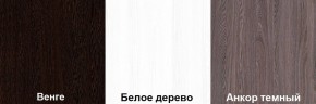 Кровать-чердак Пионер 1 (800*1900) Белое дерево, Анкор темный, Венге в Шадринске - shadrinsk.mebel24.online | фото 3