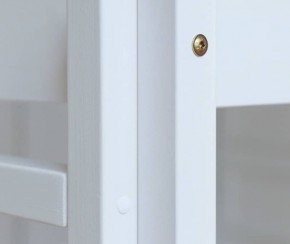 Кровать-домик двухъярусная 80*160 Белый в Шадринске - shadrinsk.mebel24.online | фото 3