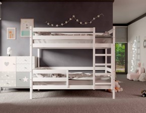Кровать двухъярусная без крыши 80*160 Белый в Шадринске - shadrinsk.mebel24.online | фото 2