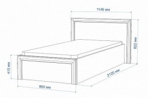 Кровать односпальная Нобиле Кр-90 в Шадринске - shadrinsk.mebel24.online | фото 2