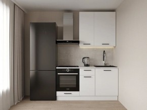 Кухонный гарнитур Белый Глянец 1600 h950 (Стол. 26мм) в Шадринске - shadrinsk.mebel24.online | фото 1