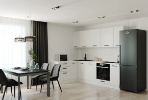 Кухонный гарнитур Белый Глянец 2600*1600 (Стол. 26мм) в Шадринске - shadrinsk.mebel24.online | фото