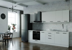 Кухонный гарнитур Белый Глянец 2800 (Стол. 26мм) в Шадринске - shadrinsk.mebel24.online | фото 1