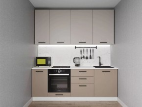 Кухонный гарнитур Каппучино 2200 h950 (Стол. 26мм) в Шадринске - shadrinsk.mebel24.online | фото