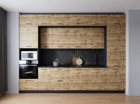 Кухонный гарнитур Крафт 3400 (Стол. 38мм) в Шадринске - shadrinsk.mebel24.online | фото