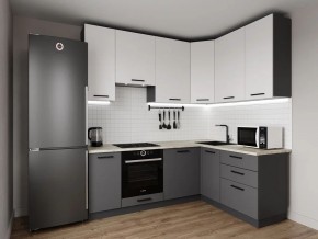 Кухонный гарнитур Меренга 2200*1600 h950 (Стол. 26мм) в Шадринске - shadrinsk.mebel24.online | фото
