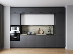 Кухонный гарнитур Меренга 3400 (Стол. 26мм) в Шадринске - shadrinsk.mebel24.online | фото