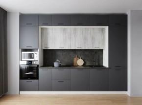 Кухонный гарнитур Санторини 3400 (Стол. 38мм) в Шадринске - shadrinsk.mebel24.online | фото