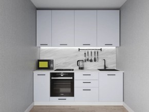 Кухонный гарнитур Смоки 2200 h950 (Стол. 38 мм) в Шадринске - shadrinsk.mebel24.online | фото