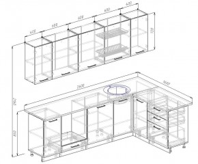 Кухонный гарнитур угловой Демо 2600х1600 (Стол. 38мм) в Шадринске - shadrinsk.mebel24.online | фото 2