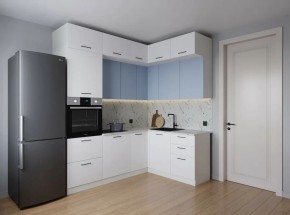 Кухонный гарнитур угловой Капри 2200*1700 (Стол. 38мм) в Шадринске - shadrinsk.mebel24.online | фото