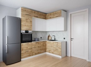 Кухонный гарнитур угловой Лада 2200*1700 (Стол. 26мм) в Шадринске - shadrinsk.mebel24.online | фото 1
