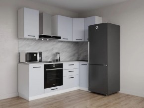 Кухонный гарнитур угловой Смоки 2200*1000 (Стол. 26мм) в Шадринске - shadrinsk.mebel24.online | фото