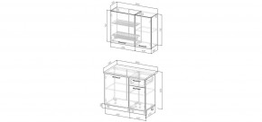 Кухонный гарнитур Виола 1000 (Стол. 38мм) в Шадринске - shadrinsk.mebel24.online | фото 3