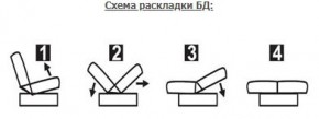 ЛАУРА ЛЮКС Диван Лаура Люкс БД+2подушки в Шадринске - shadrinsk.mebel24.online | фото 7