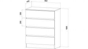 ЛЕНОРА Спальный гарнитур (модульный) графит в Шадринске - shadrinsk.mebel24.online | фото 3