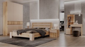 ЛЕНОРА Спальный гарнитур (модульный) кашемир в Шадринске - shadrinsk.mebel24.online | фото