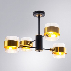 Люстра на штанге Arte Lamp Carlo A8205SP-4BK в Шадринске - shadrinsk.mebel24.online | фото 2