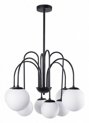 Люстра на штанге Arte Lamp Mebsuta A1675LM-8BK в Шадринске - shadrinsk.mebel24.online | фото
