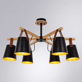 Люстра на штанге Arte Lamp Thomas A7032PL-6BK в Шадринске - shadrinsk.mebel24.online | фото 2