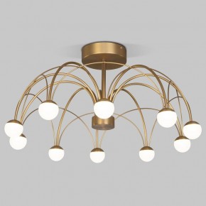 Люстра на штанге Eurosvet Ragno 90031/10 LED золото в Шадринске - shadrinsk.mebel24.online | фото