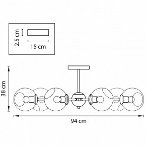 Люстра на штанге Lightstar Beta 785067 в Шадринске - shadrinsk.mebel24.online | фото 8
