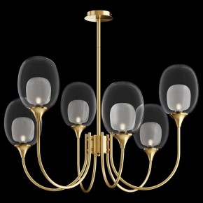 Люстра на штанге Maytoni Aura MOD016PL-06BS в Шадринске - shadrinsk.mebel24.online | фото 2