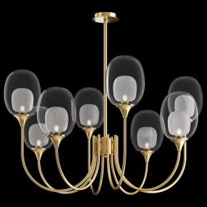 Люстра на штанге Maytoni Aura MOD016PL-08BS в Шадринске - shadrinsk.mebel24.online | фото 2