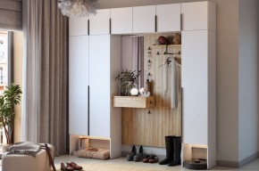 МЕБЕЛЬСОН К11 Прихожая (белое дерево) в Шадринске - shadrinsk.mebel24.online | фото