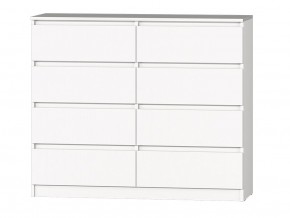 МС "Хилтон" Комод №3 1200 (8 ящ.) белый текстурный в Шадринске - shadrinsk.mebel24.online | фото 2