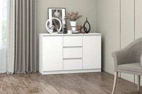 МС "Хилтон" Комод №4 1200 (белый текстурный) в Шадринске - shadrinsk.mebel24.online | фото