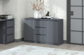 МС "Хилтон" Комод №4 1200 (графит) в Шадринске - shadrinsk.mebel24.online | фото