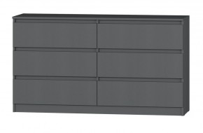 МС "Хилтон" Комод №5 1400 (6 ящ.) графит в Шадринске - shadrinsk.mebel24.online | фото 2
