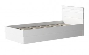 МС "Хилтон" Кровать 0,9 (Белый текстурный) 900*2000 в Шадринске - shadrinsk.mebel24.online | фото