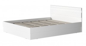 МС "Хилтон" Кровать 1,6 (Белый текстурный) 1600*2000 в Шадринске - shadrinsk.mebel24.online | фото
