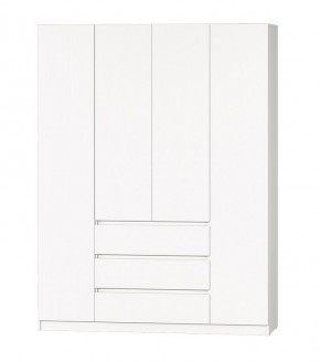 МС "Хилтон" Шкаф №1 1600 (Белый текстурный) в Шадринске - shadrinsk.mebel24.online | фото