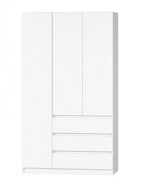 МС "Хилтон" Шкаф №2 1200 (Белый текстурный) в Шадринске - shadrinsk.mebel24.online | фото