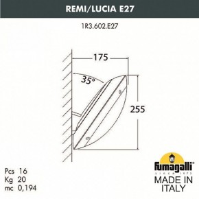 Накладной светильник Fumagalli Lucia 1R3.602.000.LYE27 в Шадринске - shadrinsk.mebel24.online | фото 2