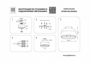 Накладной светильник Lightstar Celesta 809062 в Шадринске - shadrinsk.mebel24.online | фото 4